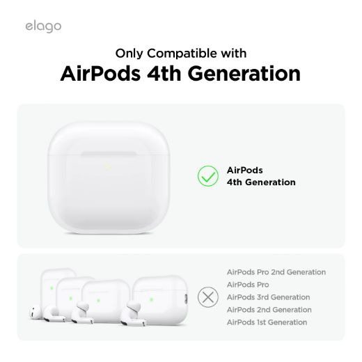 Picture of Elago AirPods 4 Hang Case - Transparent