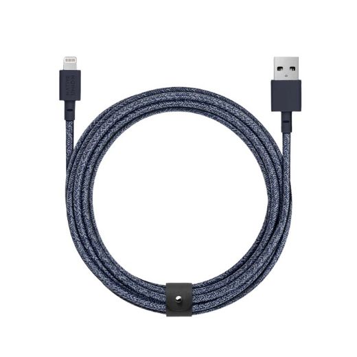 Picture of Native Union Belt Cable XL USB-A to Lightning 3M - Indigo