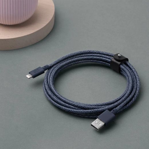 Picture of Native Union Belt Cable XL USB-A to Lightning 3M - Indigo