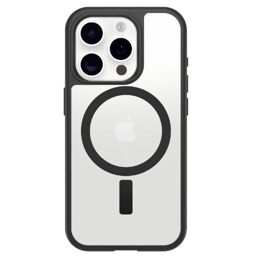 Picture of OtterBox React MagSafe Case for iPhone 16 Pro Max - Clear/Black