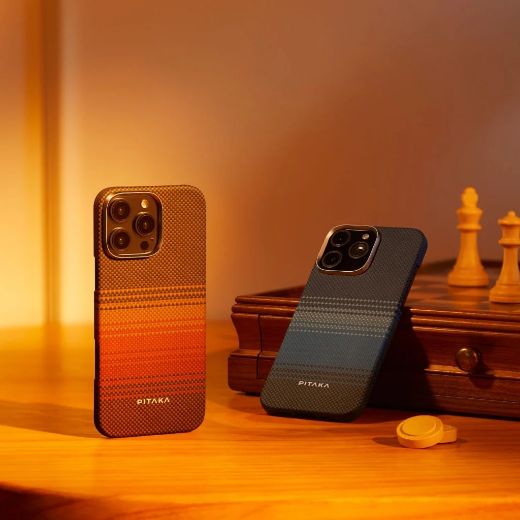 Picture of Pitaka Woven Slim Case for iPhone 16 Pro - SunSet