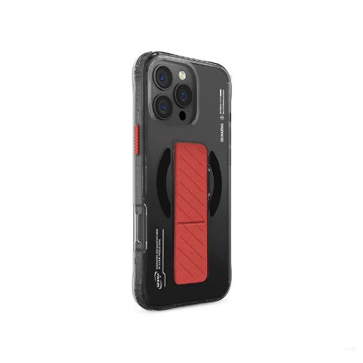 Picture of Skinarma Axon Grip Stand + Mag-Charge Case for iPhone 16 Pro - Black