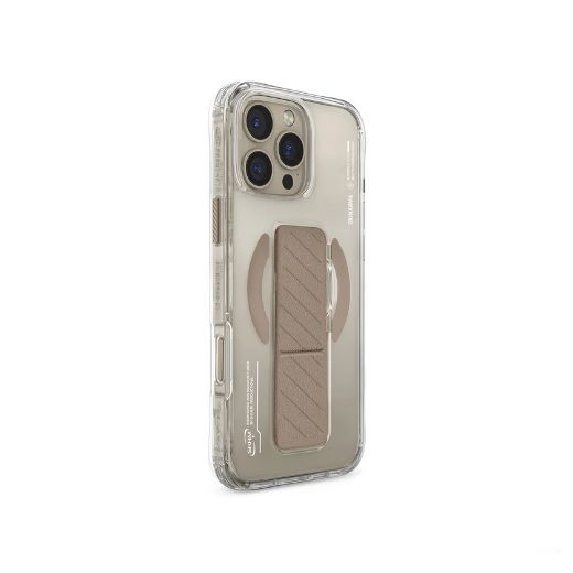 Picture of Skinarma Axon Grip Stand + Mag-Charge Case for iPhone 16 Pro - Champagne