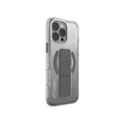 Picture of Skinarma Axon Grip Stand + Mag-Charge Case for iPhone 16 Pro - Titanium