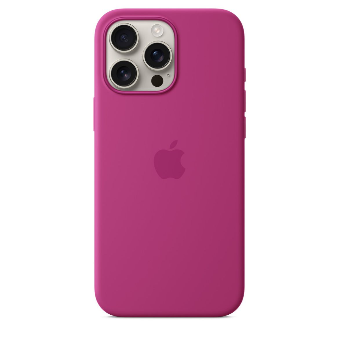 Picture of Apple iPhone 16 Pro Silicone Case with MagSafe - Fuchsia