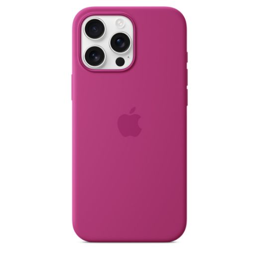 Picture of Apple iPhone 16 Pro Silicone Case with MagSafe - Fuchsia