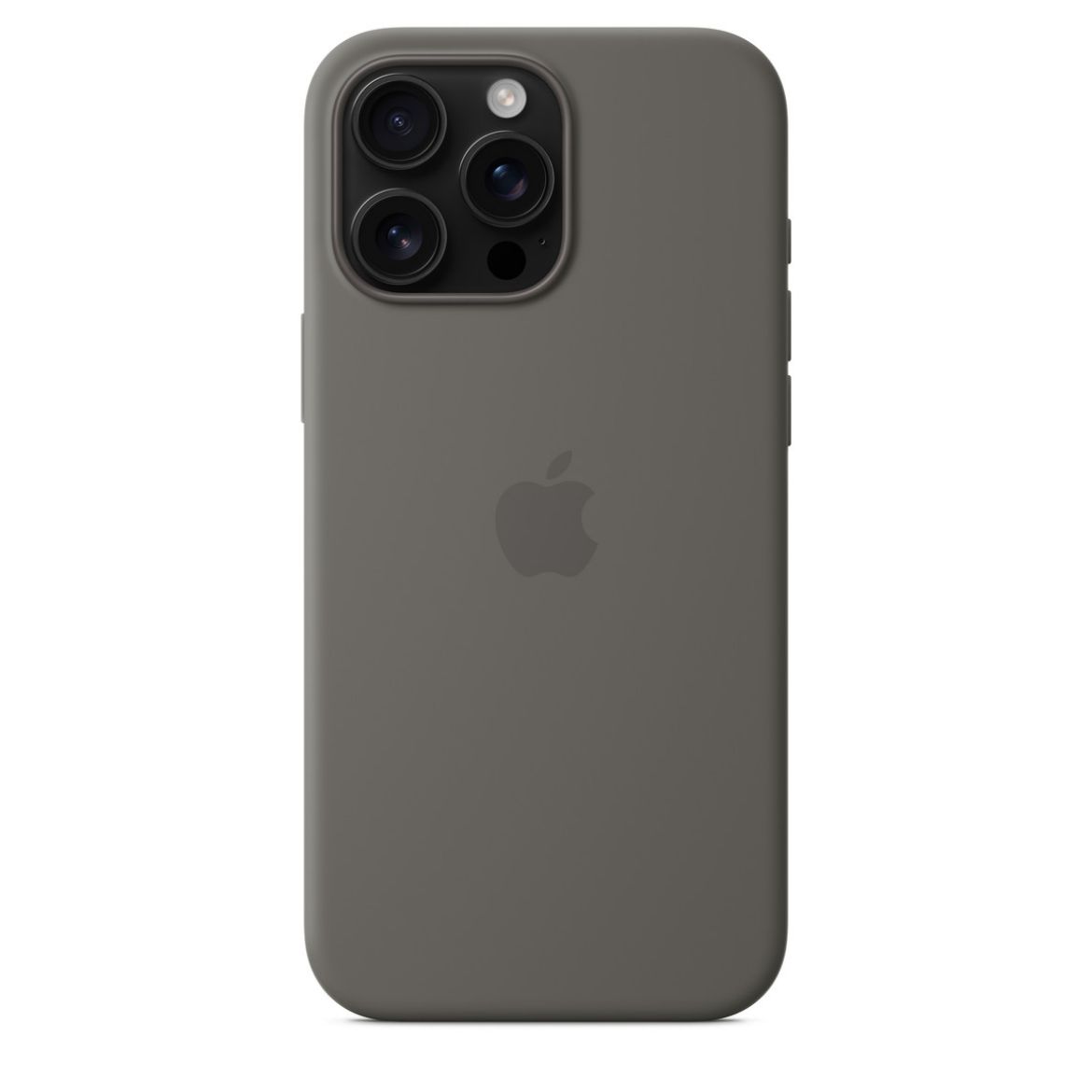 Picture of Apple iPhone 16 Pro Max Silicone Case with MagSafe - Stone Gray