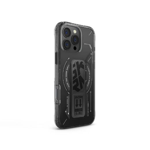 Picture of Skinarma Helio Grip Stand + Mag-Charge Case for iPhone 16 Pro Max - Black