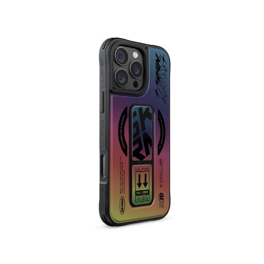 Picture of Skinarma Kira Kobai Grip Stand + Mag-Charge Case for iPhone 16 Pro - Hologram