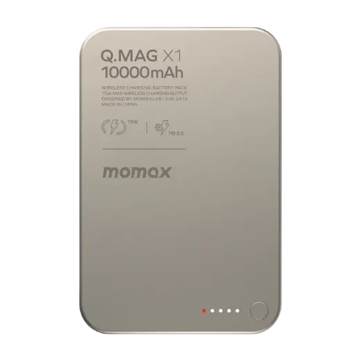 Picture of Momax Q.Mag X1 35W Wireless Battery Pack 10000mAh - Titanium