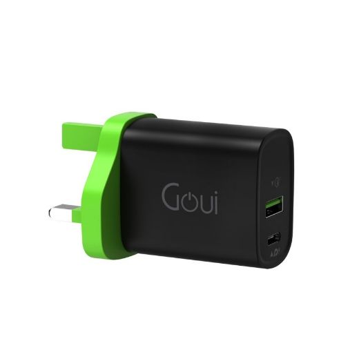 Picture of Goui Bundle Kigo 10000mAh,Home Charger 20,Car Charger,iPhone Cable,Typ C Cable, Micro,Bag