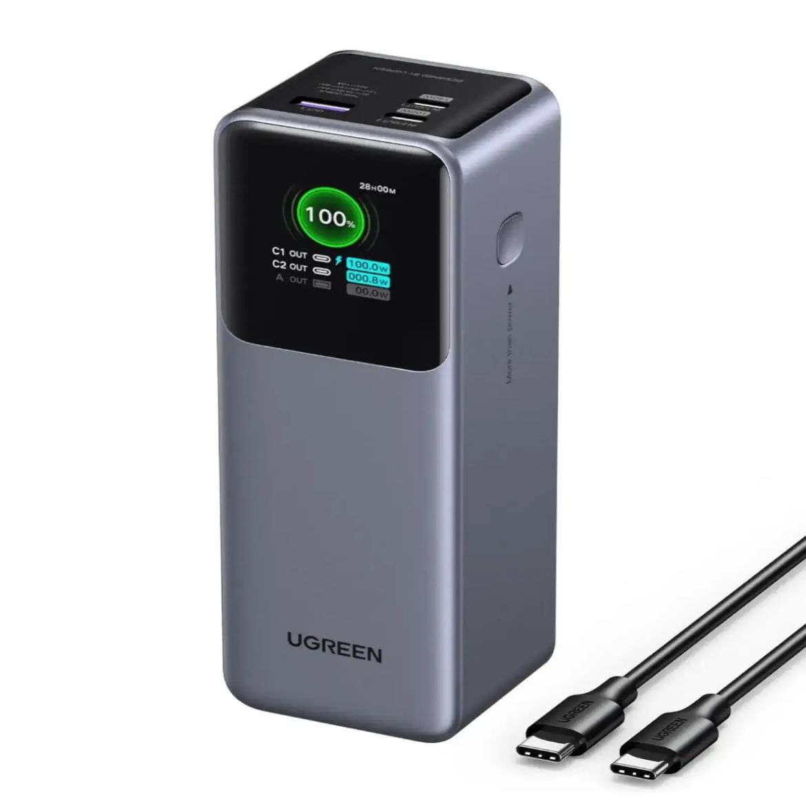 Picture of Ugreen Fast Charge PD 25000mAh 200W Power Bank - Gray