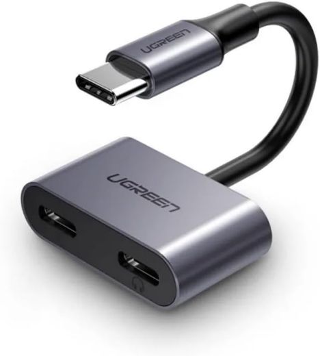 Picture of Ugreen USB-C One -Two Converter - Grey