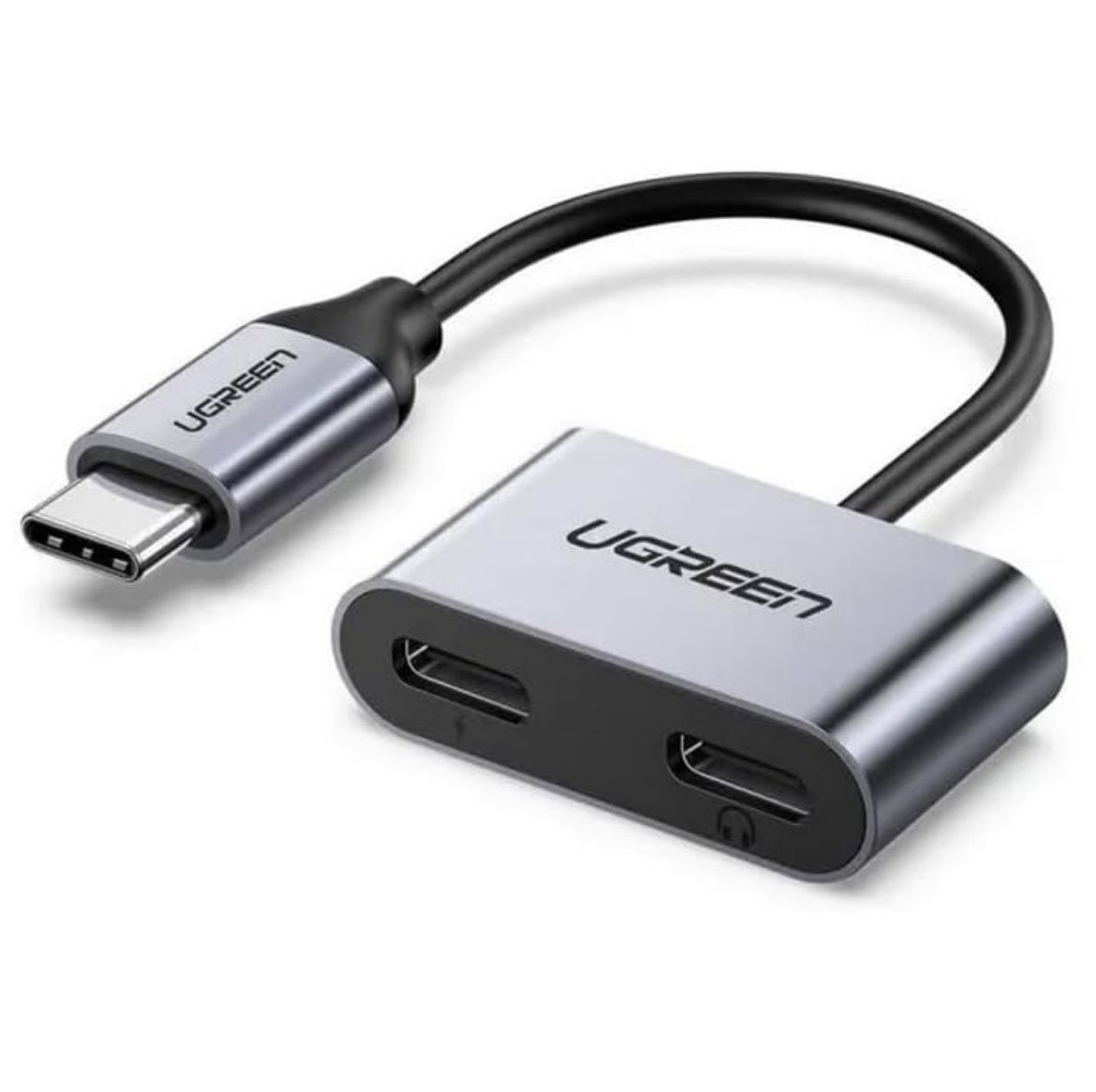 Picture of Ugreen USB-C One -Two Converter - Grey