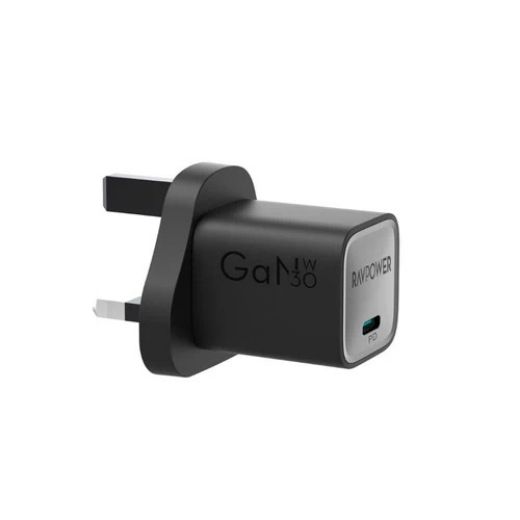 Picture of Ravpower GaN PD 30W USB-C Mini Wall Charger - Black