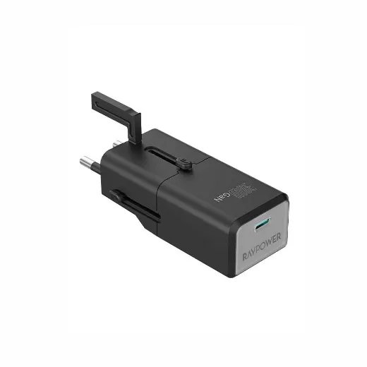 Picture of Ravpower Super Mini 1C PD 30W Travel Adpater - Black