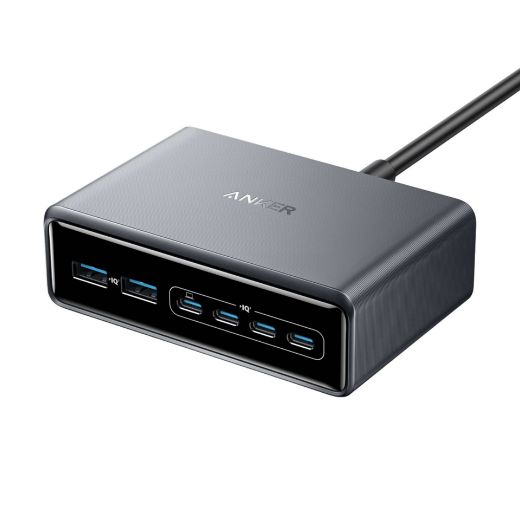 Picture of Anker Prime Charger (200W, 6 Ports, GaN) -  Silver