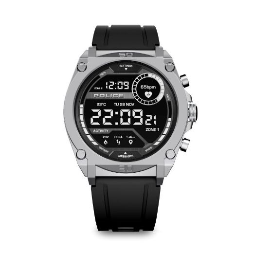 Picture of Police Smart Watch - Silver Glossy