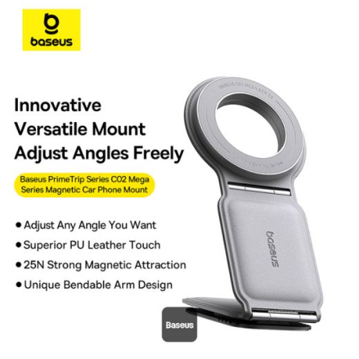 Picture of Baseus PrimeTrip Mega Magnetic Secret Mount - Frosted Gray