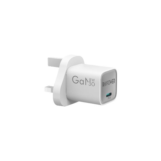 Picture of Ravpower GaN PD 30W USB-C Mini Wall Charger - White