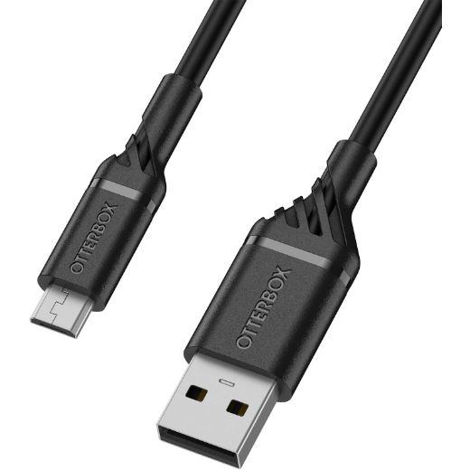 Picture of OtterBox USB-A to Micro-USB Cable Standard 2M - Black