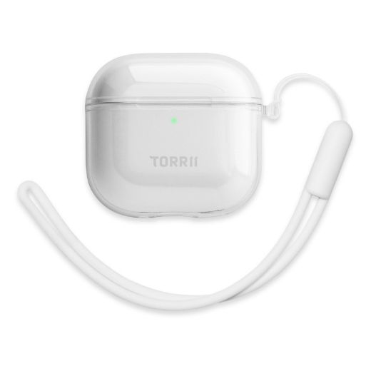 Picture of Torrii Bonjelly Case for Apple Airpods 4 with Lanyard And Hook - Clear