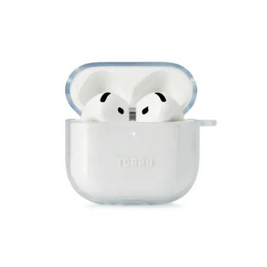 Picture of Torrii Bonjelly Case for Apple Airpods 4 with Lanyard And Hook - Clear