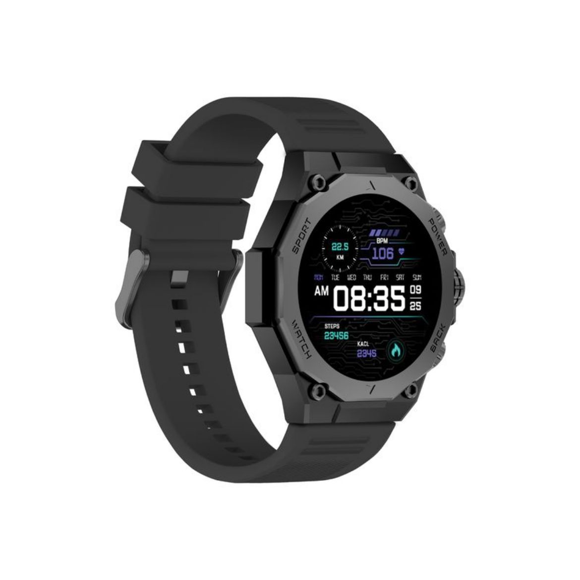 Picture of Smartix Bold Premium Smart Watch - Black