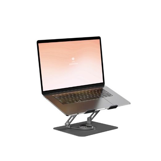 Picture of Smartix Premium Aluminium Laptop Stand Rotatable - Grey