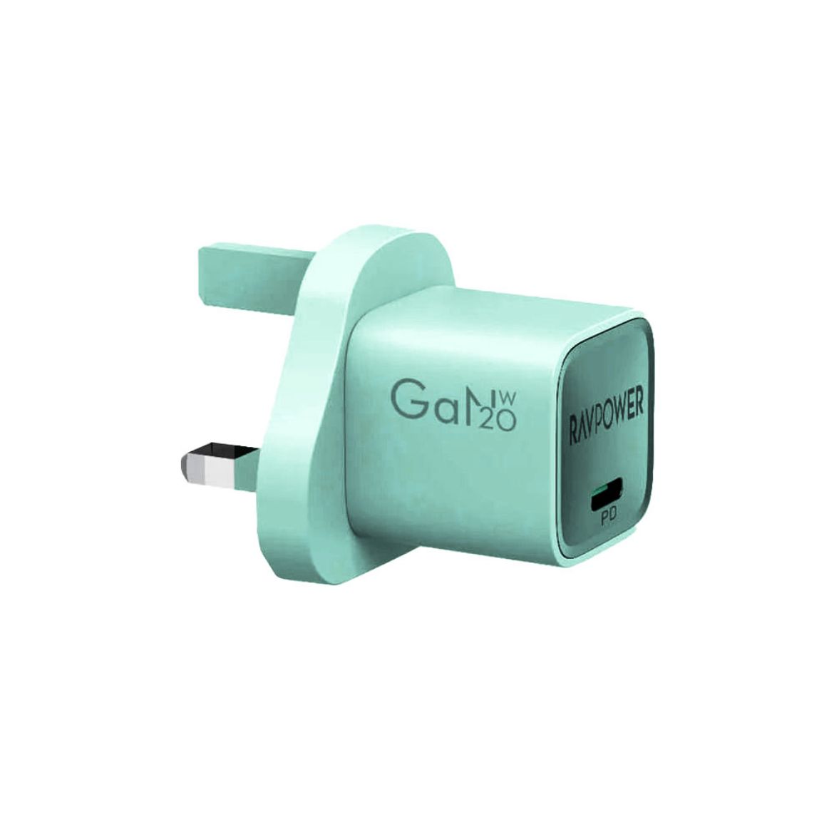 Picture of Ravpower GaN PD 20W USB-C Mini Wall Charger - Green