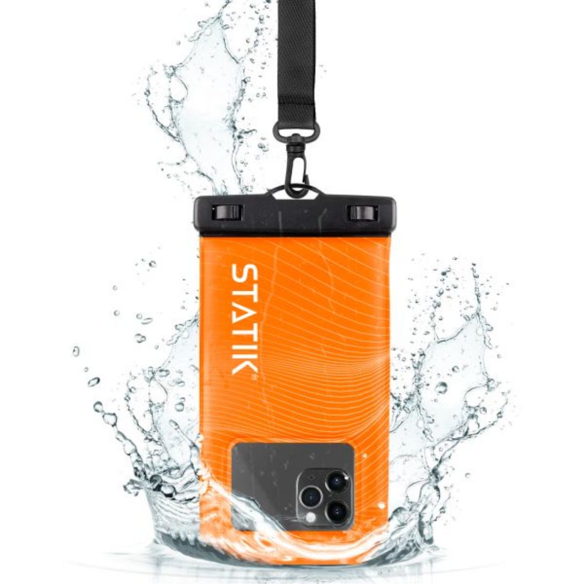 Picture of Statik MarCase Floating Waterproof Phone Pouch Case - Orange