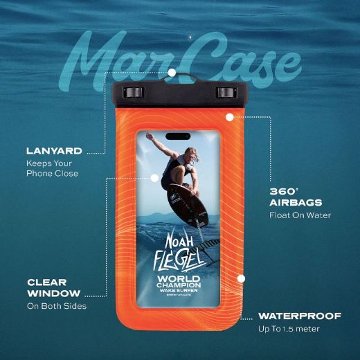 Picture of Statik MarCase Floating Waterproof Phone Pouch Case - Orange