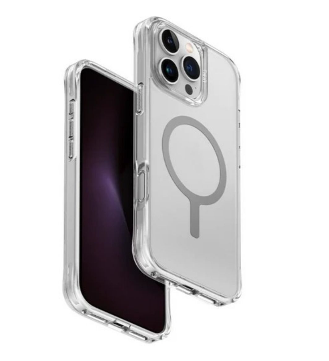 Picture of Uniq Hybrid Case for iPhone 16 Pro Max Magclick Charging Lifepro Xtreme Af - Dove Frost Clear