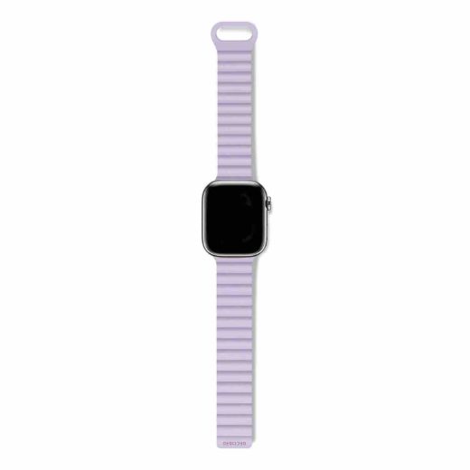 Picture of Decoded Silicone Magnet Traction Loop Lite Strap for Apple Watch 49/45/44/42mm - Lavender