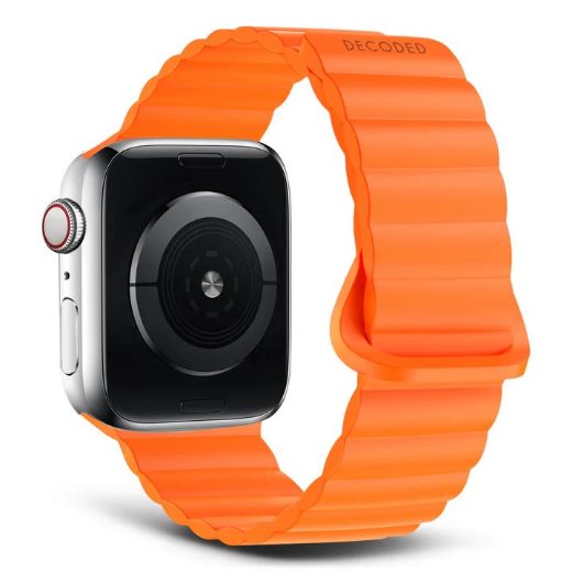 Picture of Decoded Silicone Magnet Traction Loop Lite Strap for Apple Watch 49/45/44/42mm - Apricot