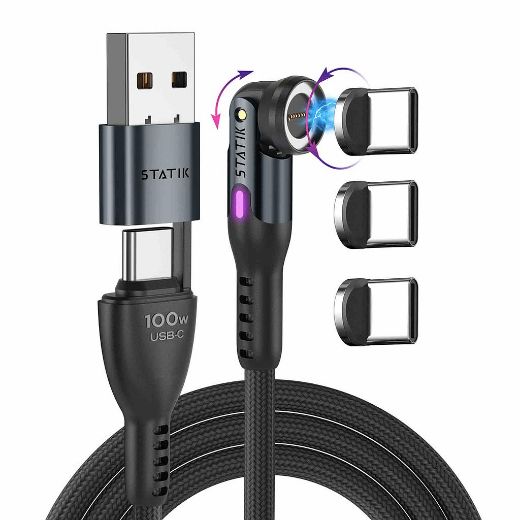 Picture of Statik 360 Pro Magnetic Tip USB-C Cable 0.9M