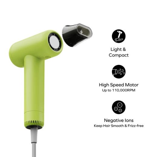 Picture of Momax Care Hair Mini Ultra Speed Ion Hair Dryer - Green