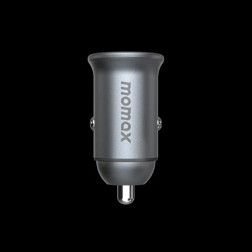 Picture of Momax MoVe 30W Dual-Port Car Charger - Grey