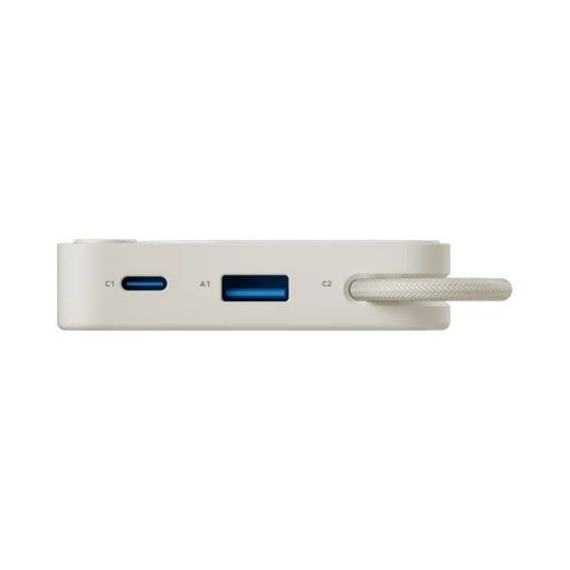 Picture of Momax 1-Power X Battery Pack 10000mAh with Built-in USB-C Cable - White