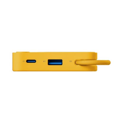 Picture of Momax 1-Power X Battery Pack 10000mAh with Built-in USB-C Cable - Yellow