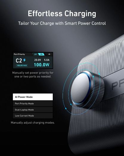 Picture of Anker Prime Charger (250W, 6 Ports, GaNPrime) - Silver