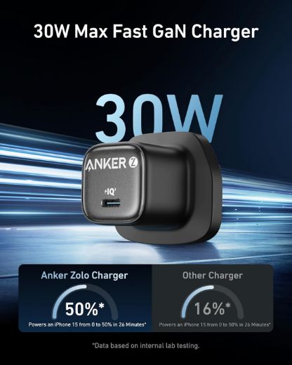 Picture of Anker Zolo Charger (30W, PD 3.0) - Black