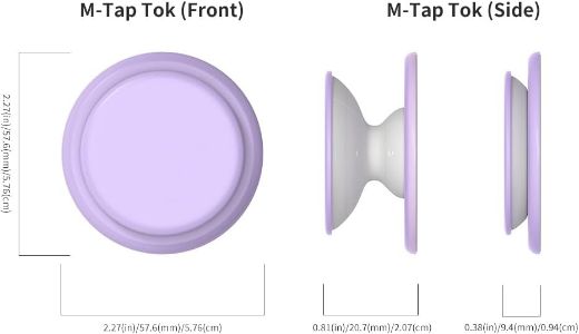 Picture of Sinjimoru M-Tap Tok Phone Grip Magnetic Silicone - Lavender