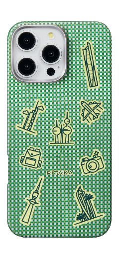 Picture of Pitaka GoodTime Kuwait Case for iPhone 16 Pro - Green