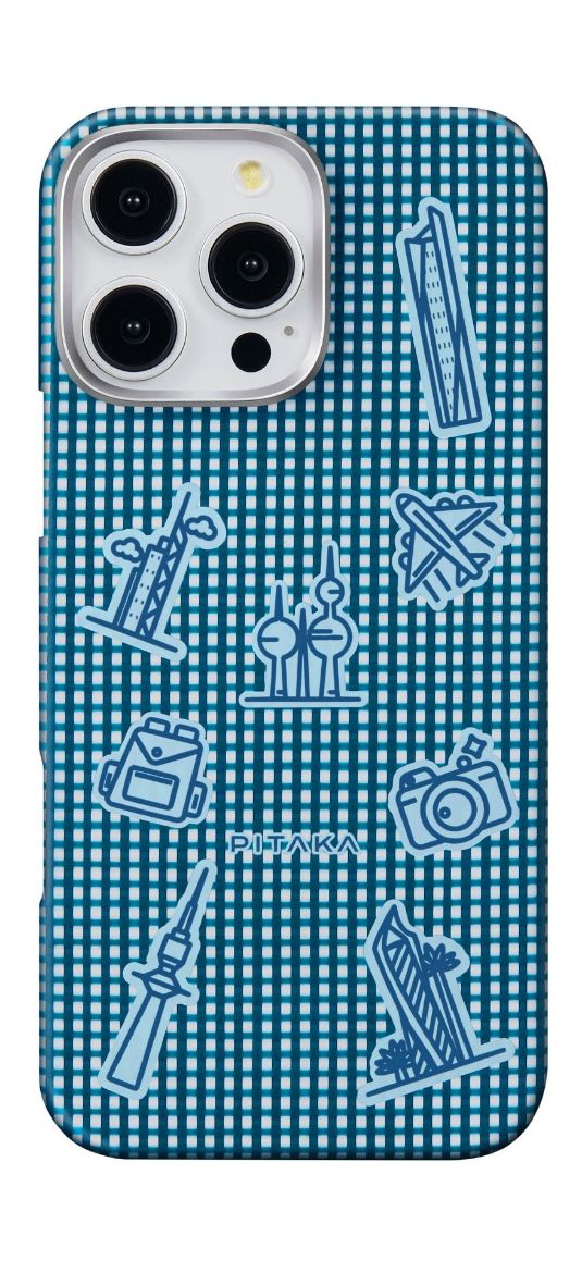 Picture of Pitaka GoodTime Kuwait Case for iPhone 16 Pro - Blue