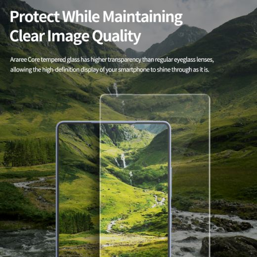 Picture of Araree Core Glass Screen Protector for Samsung Galaxy S25 Ultra - Clear