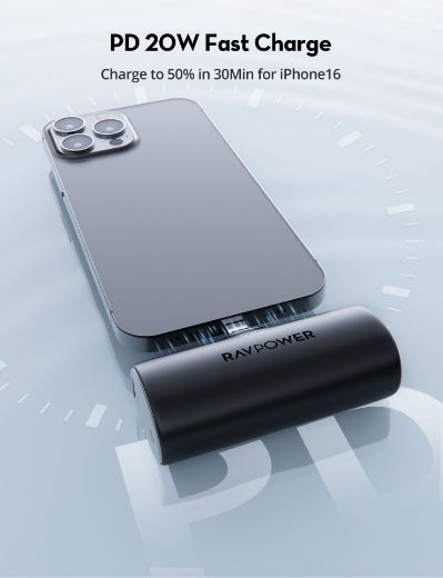 Picture of Ravpower 5000mAh Type-C Power Bank - Black