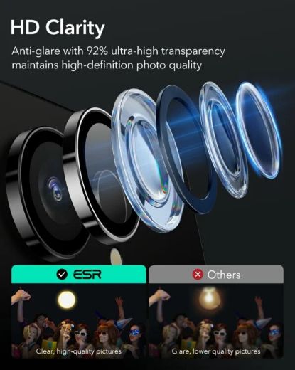 Picture of ESR Armorite Camera Lens Protectors for Samsung Galaxy S25 Ultra - Clear