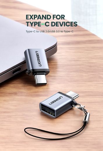 Picture of Ugreen USB-C to USB-A Adapter - Gray