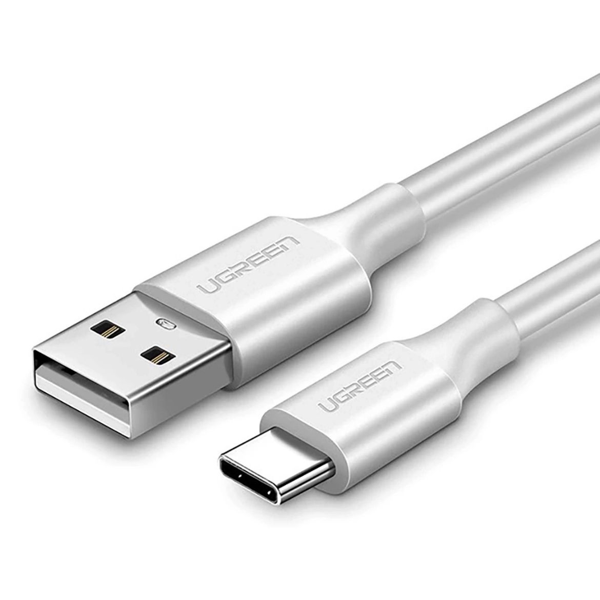 Picture of Ugreen Nickel Plating Cable USB-A to USB-C 1.5M - White